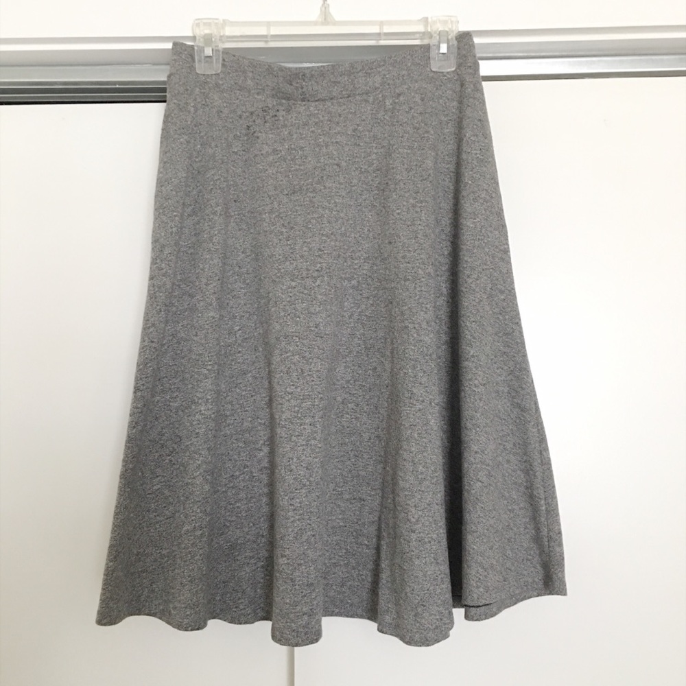 Grey midi skirt